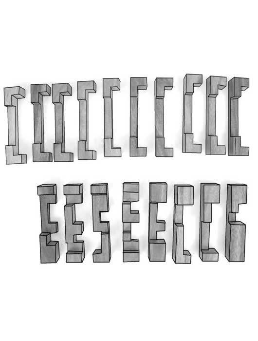 Casse-tête 3d - logica giochi - mega pierre molaire - difficulté 5/6 - 18 pièces - bois teak