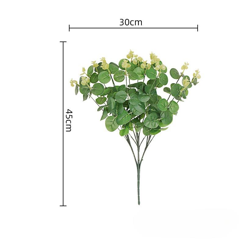 1/2Pcs Of Eucalyptus Leaf Stems Green Artificial Plants For Living Room Decoration Bride Wedding Vases Flowers Bouquet Decor