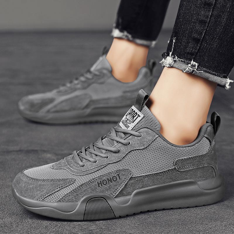 Autumn 2025 Men's Work Shoes: New Style Thick-Soled, Wear-Resistant Labor Protection Sneakers for Construction.