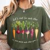 Root Vegetable Watercolor Tee, Let’s Root For Each Other Shirt, Cottagecore Garden Shirt, Botanical Veggie Graphic Tee, Nature Lover Gift