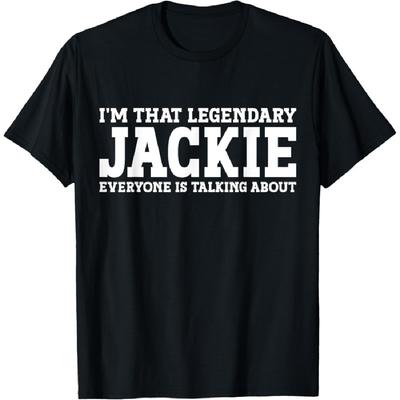 Jackie Personal Name First Name Funny Jackie T-Shirt