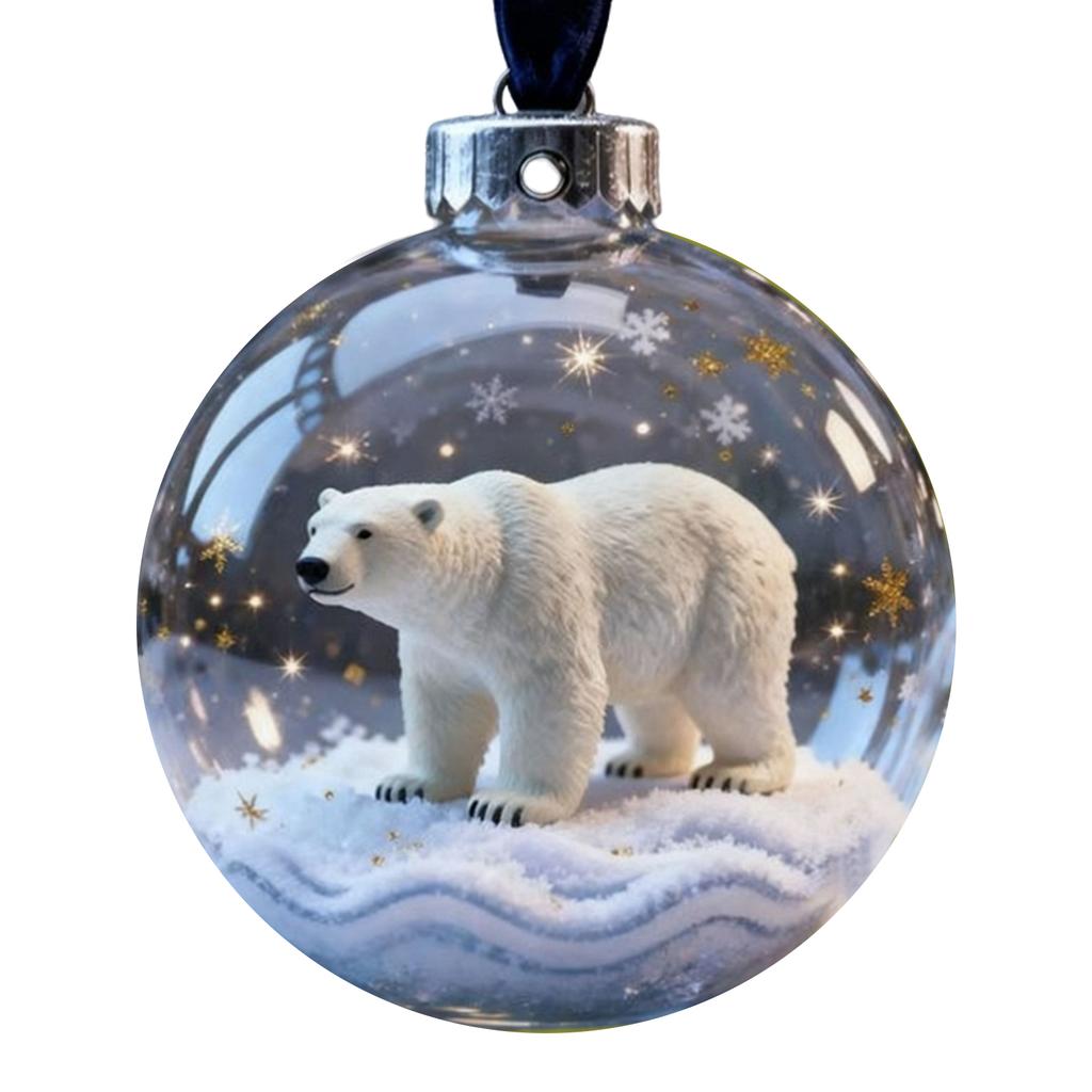 3D Animal Christmas Decoration Holiday Ornaments Christmas Ball Ornaments Christmas Tree Ornaments for Christmas Tree Home Decor