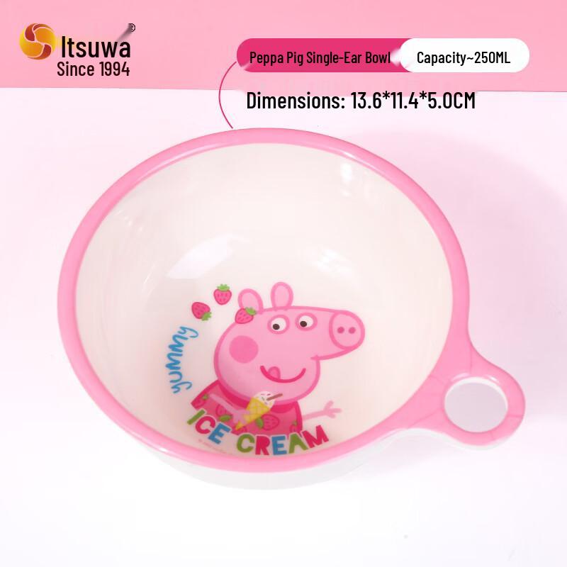 WUHE Peppa Pig Kids Melamine Tableware