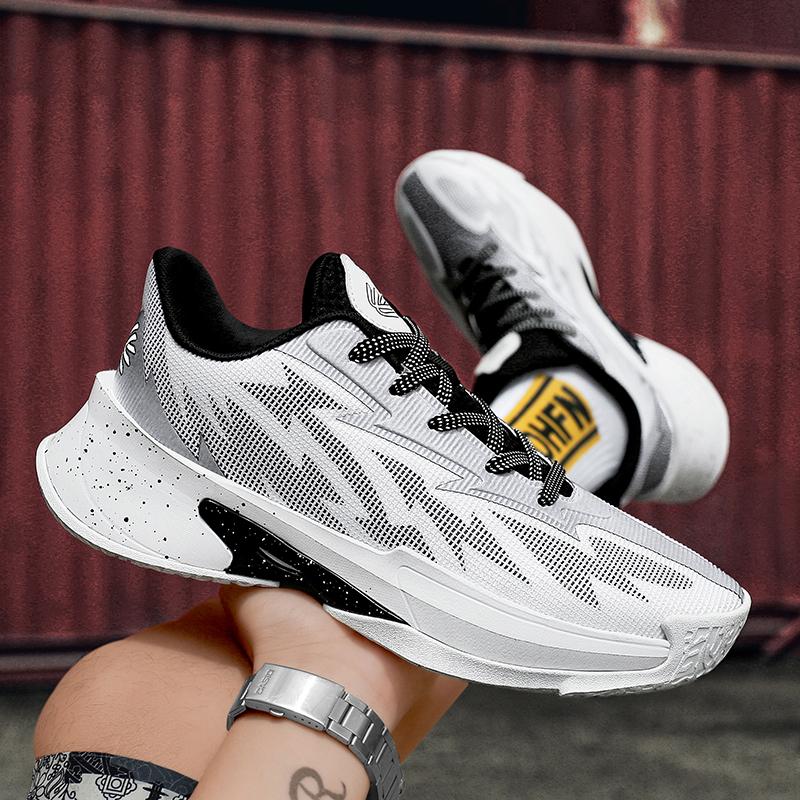 Basketball Shoes Men Women Blue Upper Outdoor Sneakers Spring Autumn Cushioning Technology Breathable Big Size