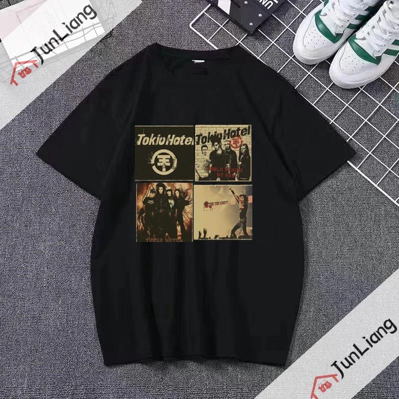 Italian Rock Band Tshirts for Women Maneskin Harajuku Streetwear Sportswear Man Kpop Goth Clothes Short Sleeved Tshirt Tops