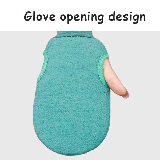 1 Pair Exfoliating Bath Gloves Double-Sided Gentle Exfoliation Deep Massage Shower