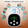 Smart EMS Lumbar & Abdominal Massager with Heating and Microcurrent Therapy