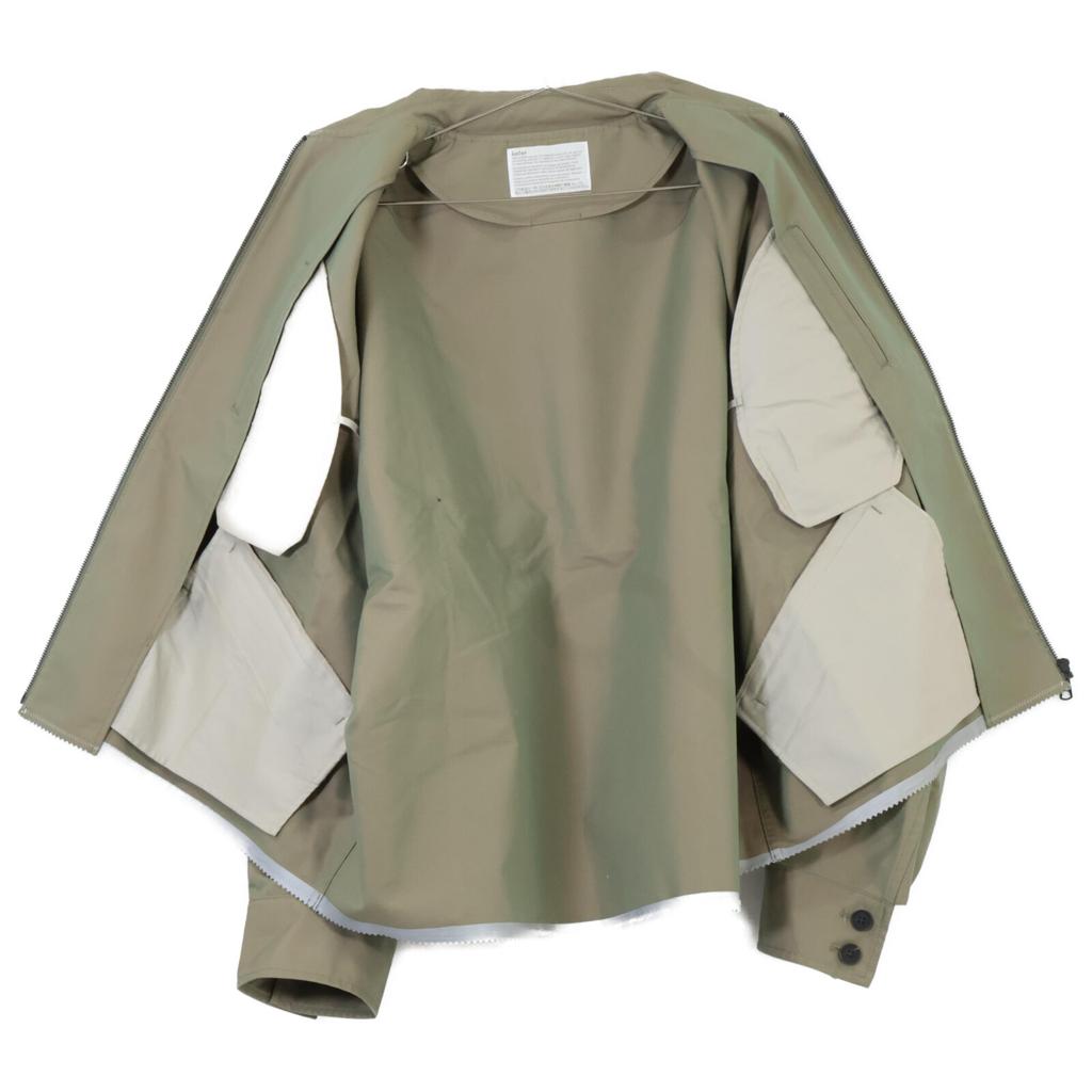 kolor [Excellent Condition/25Stainless Steel] 25SCM-G06107 INSIDEOUT MULTI TOOL BLOUSON Military Jacket 2 khakiUsed