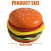 Piatti Creativi in Ceramica a Forma di Hamburger per Antipasti Design Impilabile a 6 Strati Per Salse Dessert Adatti al Forno Utensili da Cucina