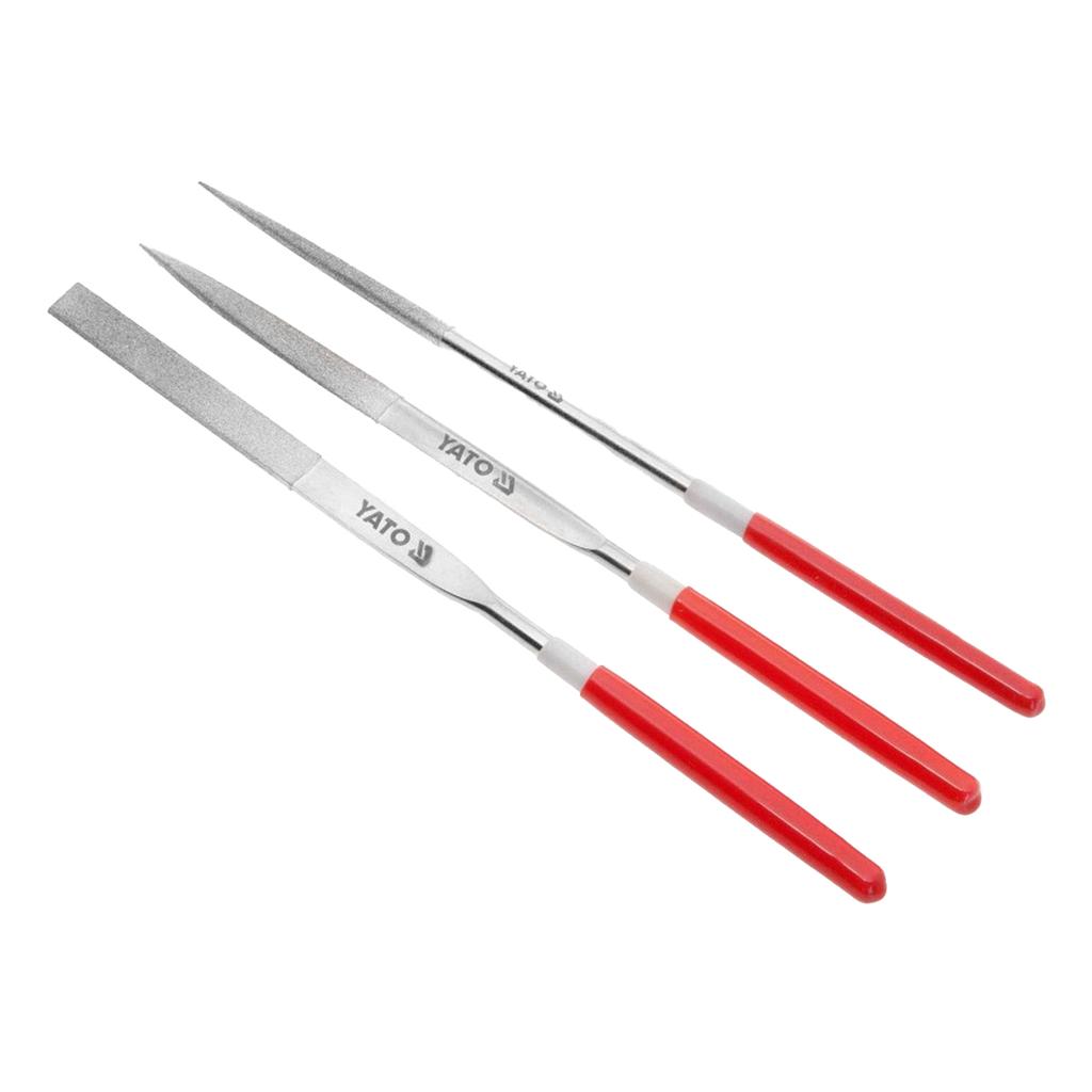 Yato Diamond Needle Files Set (Pack of 3)