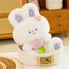 Adorable Tulip Bunny Plush Toy Cuddly Stuffed Animal For Girls Birthday Gift