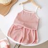 New Girls Vest Sets Summer Baby Thin Style Shorts Girls Clothes Children Clothing Set Kids Casual Sets for Children