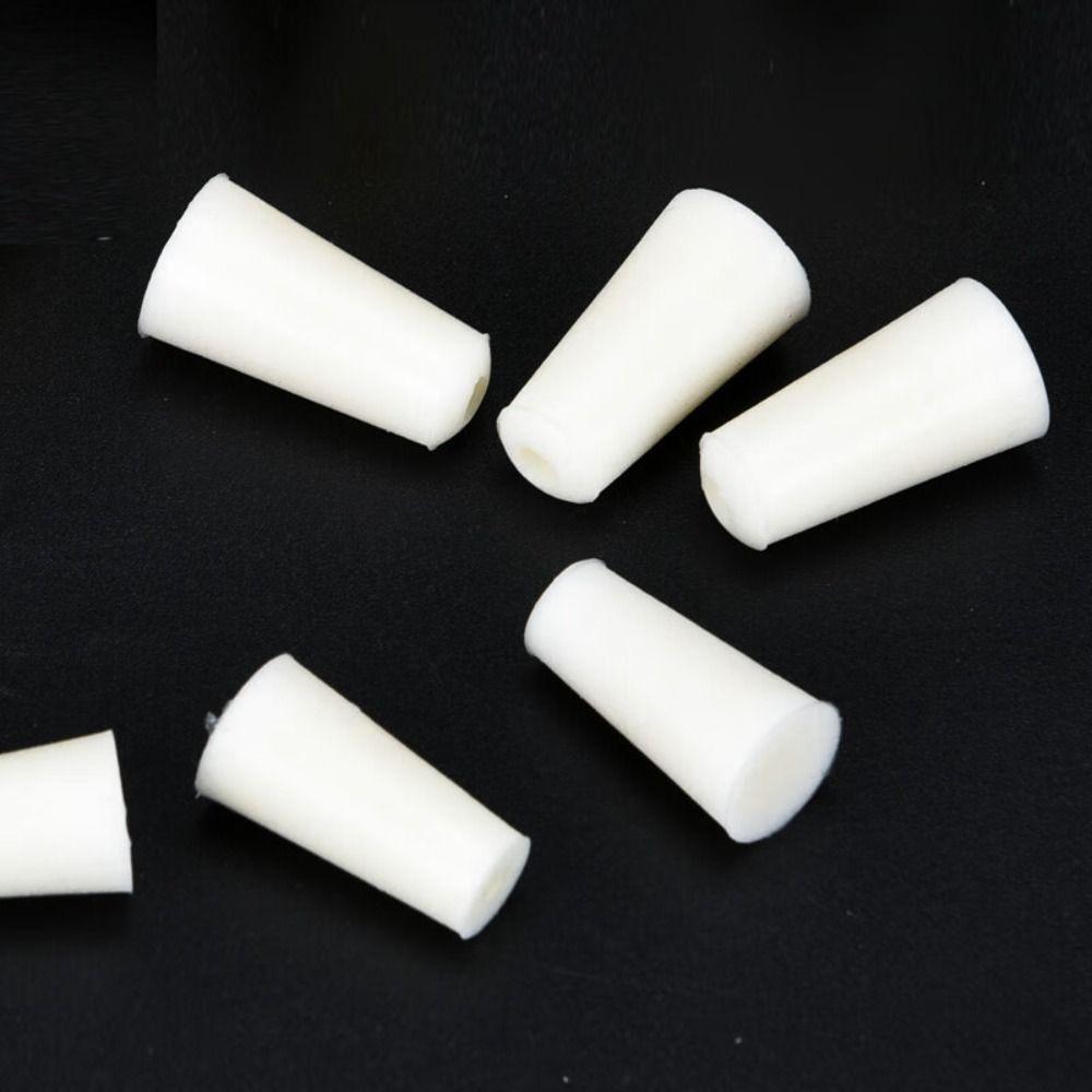 8-12mm Silicon Rubber Stopper Drilled Silicone Stopper Plugs Durable   for Flask Test Tube Stopper