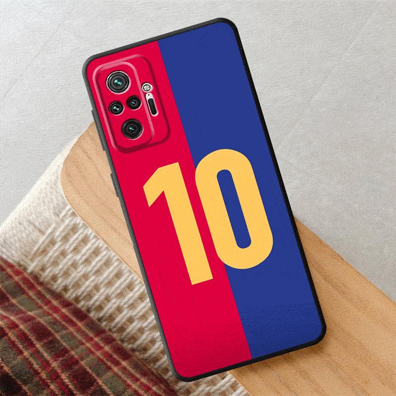 Cool Football Number Phone Case Xiaomi For Redmi 9 9A 9i 9C 9T 10 2022 10C 10A 12 12C 13C 14C K40 Pro A1 A2 Plus A3x A4 Cover