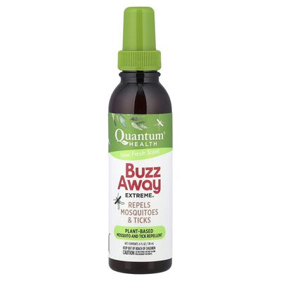 Quantum Health, Bizz Away Extreme®, Mosquito & Tick Repellent, Fresh, 4 Fl Oz (118 Ml)