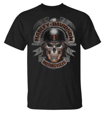 Men’s Ghoulish Skull Graphic Short Sleeve Crew Neck T-Shirt