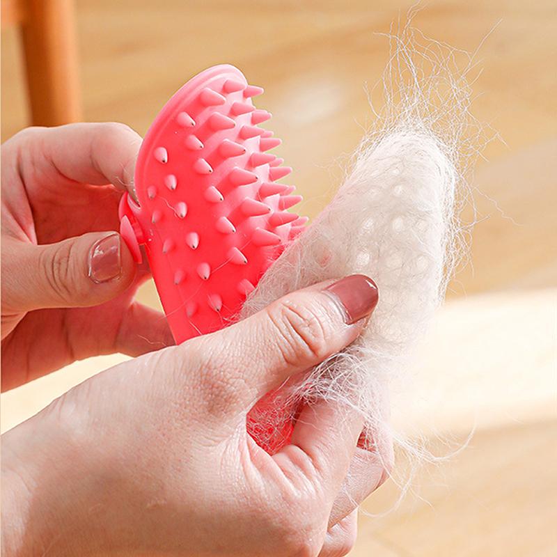 Cat Scratcher Massager Comb Pets Table Corner Scrape Hair Brush Remove Hair Comb Kitten Care Accessories