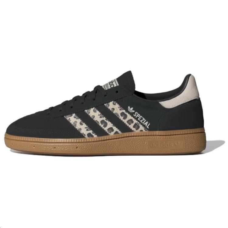 Nye Adidas Originals Handball Spezial Svart Wonder Leopard Dame JH9092