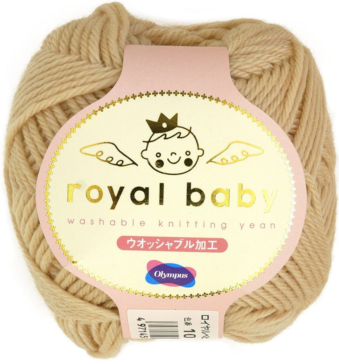 

Olympus Royal Baby Medium 108m Yarn, Weight, Col. 104, Beige, 40g, Approx.