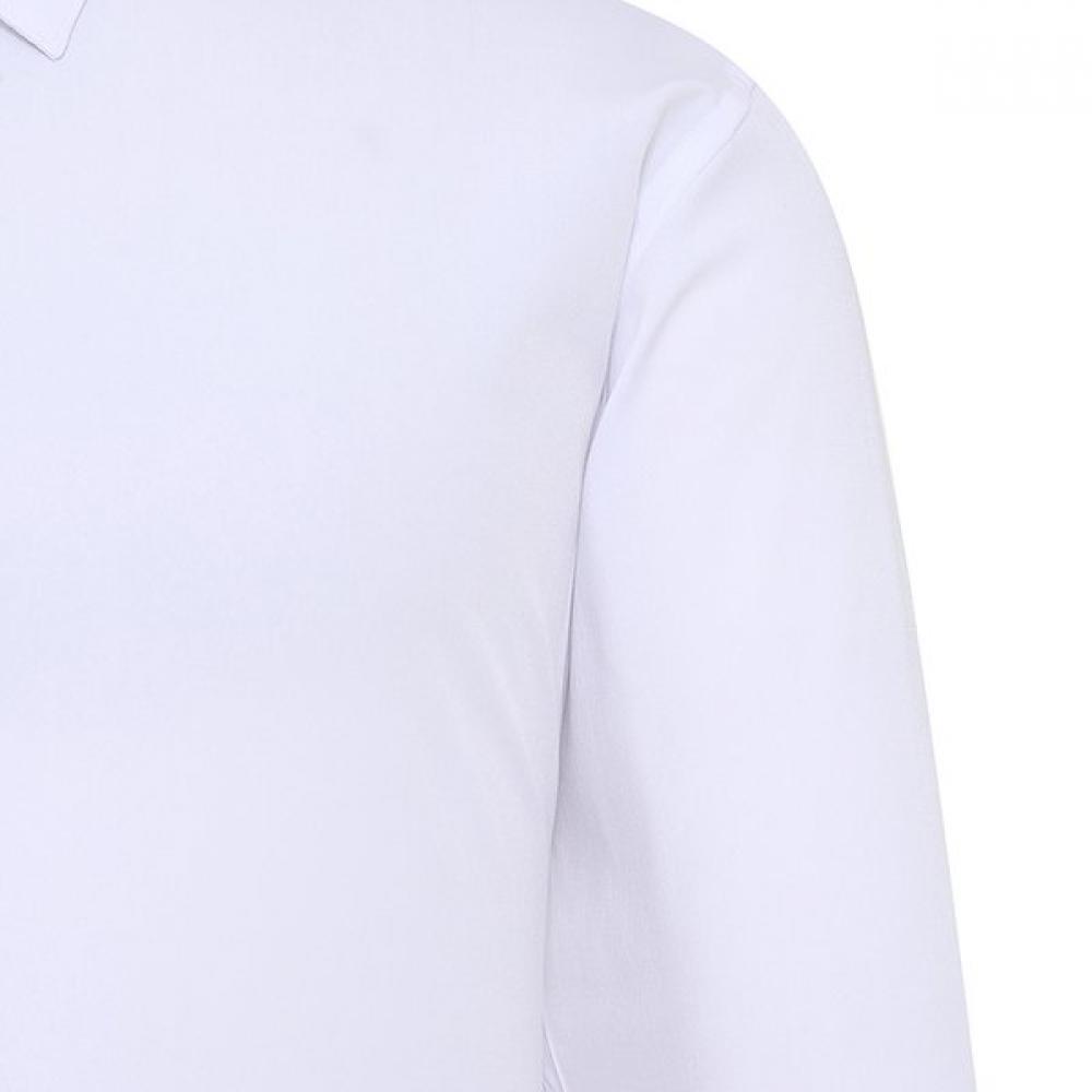 Renoma Solid Slim Shirt Modal Pillapil Spandex [rzrsl1953 Wh]