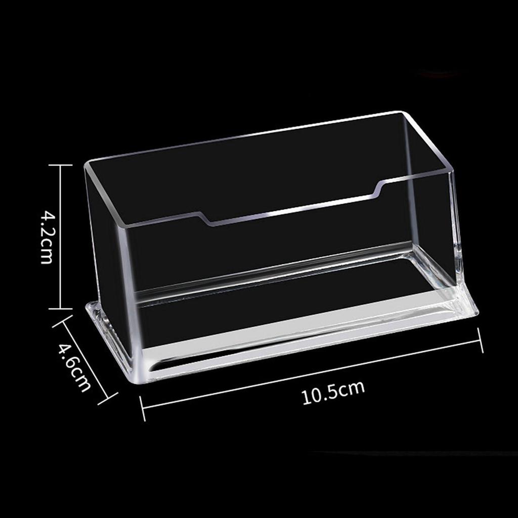 Acryl Display Schreibtisch Visitenkartenhalter Klar Container Organizer Name Karten Stehen für Büro