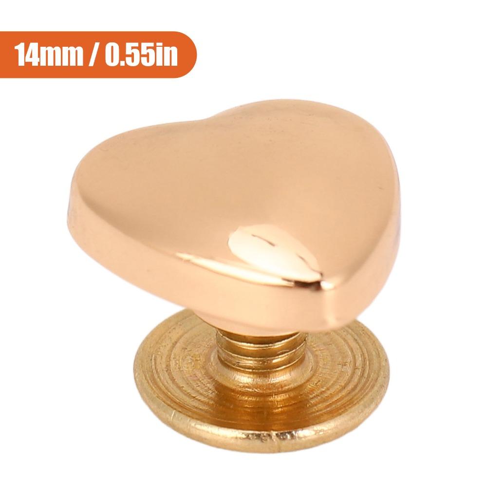 20pcs 14mm Size Decorative Stud Rivets Crossing Screw Gold/White/Bronze Color Leather Stud Kit Back Stud Design