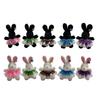 Cute Rabbits Shaped Keychain Plush Animal Pendant Bag Accessory for Women Girls
