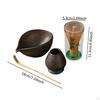 4-teiliges Matcha-Set Keramik Geschenk für Teeliebhaber Japanische Utensilien Traditionelle Handarbeit Zeremonie