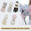 1 Pair Full Finger Skiing Gloves Waterproof Winter Gloves Durable Driving Gloves Winter Sports