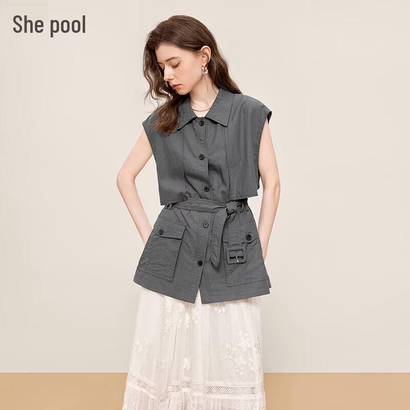 Women s Lyocell Lapel Workwear Vest XL