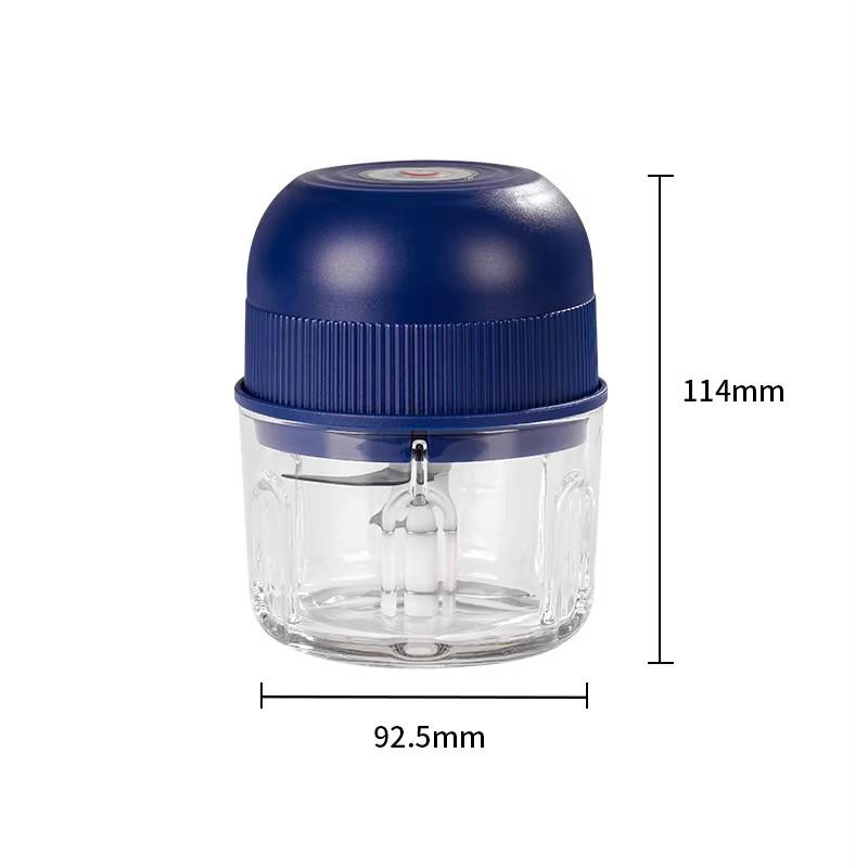 Fren Multifunctional Mini Electric Garlic Grinder Food Meat Chopper Type-c Rechargeable Complementary Food Grinder Machine