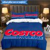 3PCS Costco Bedding Set Duvet Cover Closure Includes 1 Duvet Cover & 2 Pillowcases for All Seasons Bedroom Decor Christmas Fan gifts