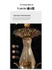 Modern Minimalist Copper Chandelier for Living Room, Restaurant, and Bedroom