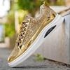 Men's Sneakers New Luxury Fashion Skateborad Shoes Glitter Casual Shoes Men Platform Vulcanize Shoes Big Size Tenis
