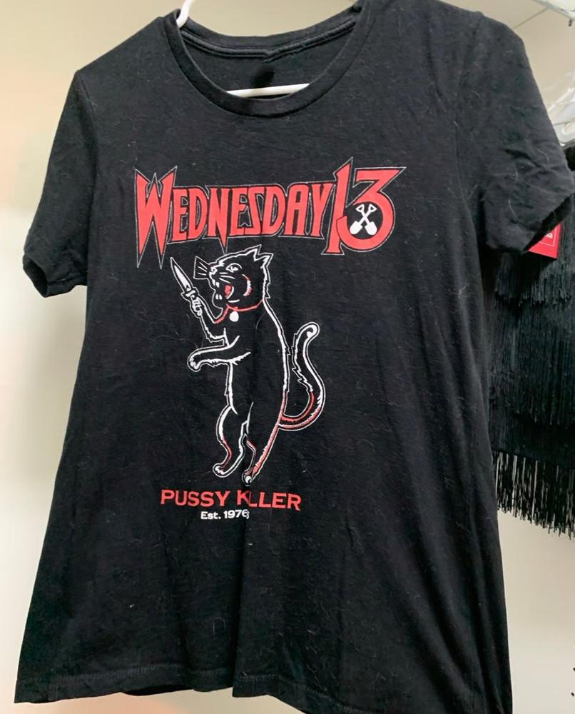 WEDNESDAY 13 Band Pussy K cAT T Shirt Black Unisex S-5XL 1J0564 Unisex T-Shirt XXXXL