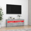 Vidaxl Szafka Pod Tv Z Oświetleniem Led, Szarość Betonu, 100X35X40 Cm
