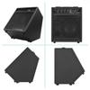 Alto-falante de Bateria Eletrônica Portátil 25W Prática em Casa Ensaios Baterias Eletrônicas Teclado Guitarras de Madeira Amplificador