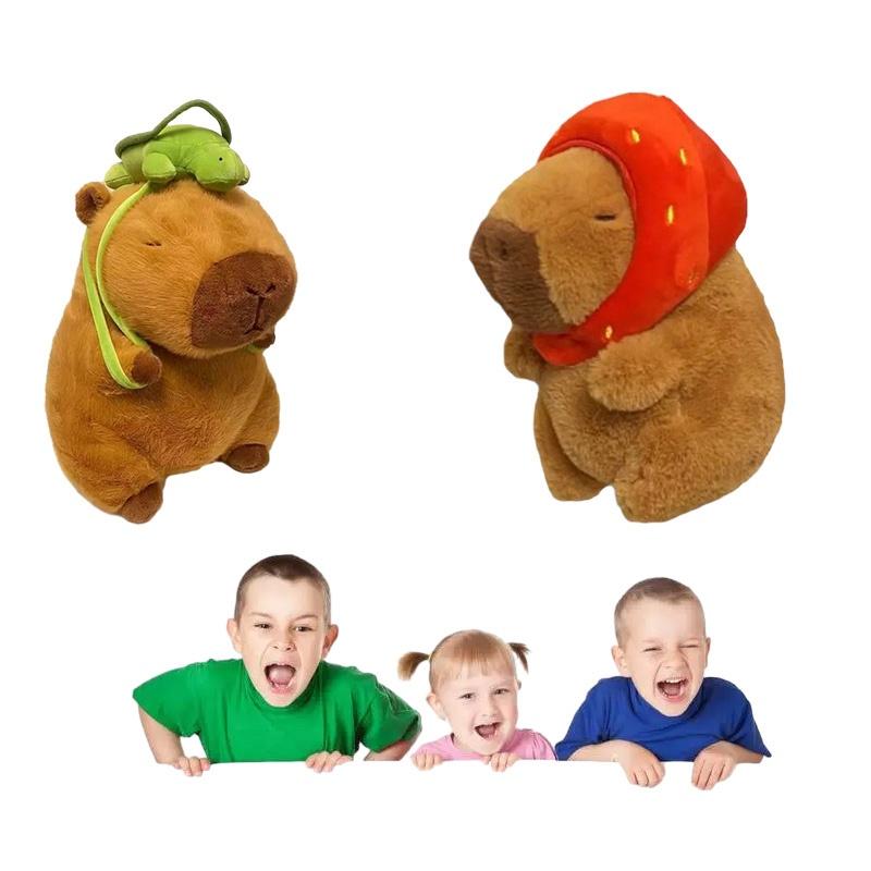 Adorable Capybara Plush Toy Pp Cotton Stuffed Animal Short Plush Water Rat Category 45cm
