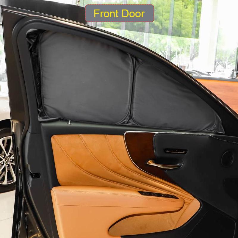 Car Black Window Privacy Sunshade For LEXUS LS XF50 2018-Present Auto Anti-UV Heat Insulation Protect Cover Interior Accessory