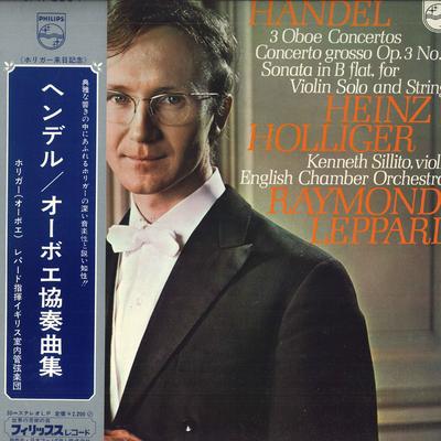 LP Record HEINZ HOLLIGER, RAYMOND LEPPARD, KE - Handel: Oboe Concertos SFX8504 PHILIPS 1972 Japan Obi Classical Used