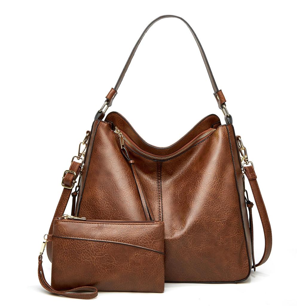 Women's Large Capacity Tote and Crossbody Bag - European & American Style