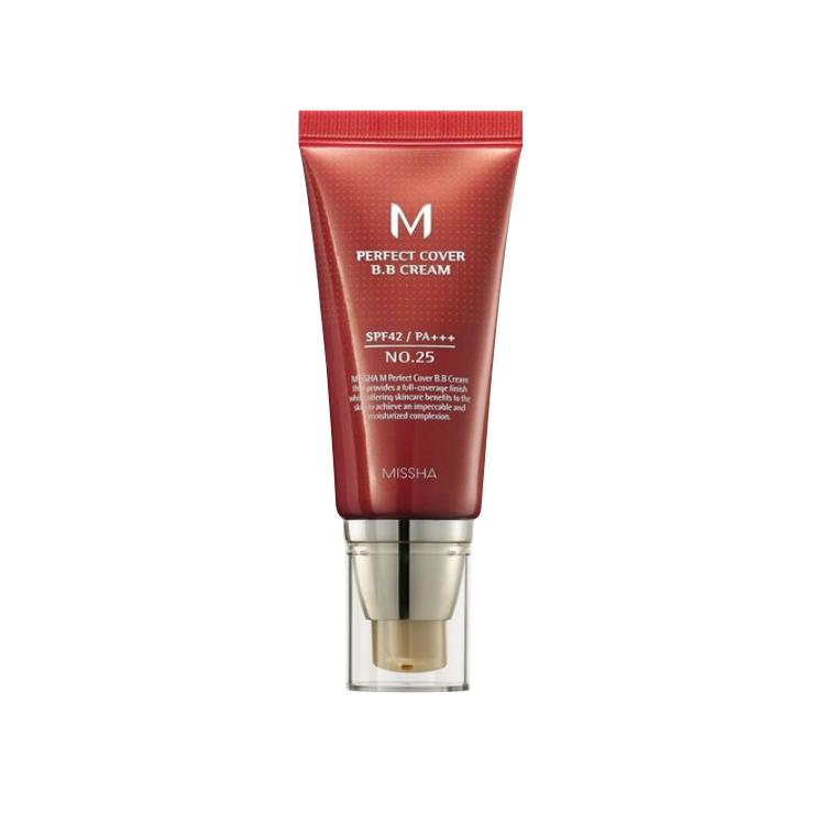 MISSHA M Perfect Cover BB Cream SPF42 PA+++ No.25 Warm Beige (3 Options)