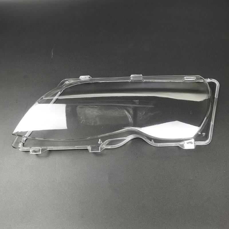 Car Headlight Light Lens Covers Shell for BMW 3 Series E46 318i 320i 325i 02-05 4 Doors Sedan 1pcs