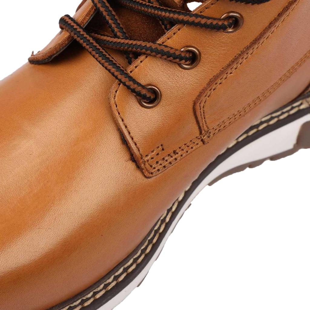 Dune London Mens Contor Leather Flat Heel Ankle Boots