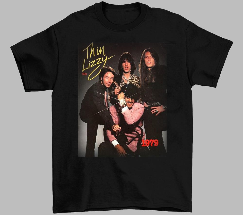 Thin Lizzy - Phil Lynott men s T-Shirt Short sleeve S to 5XL Unisex T-Shirt XXL
