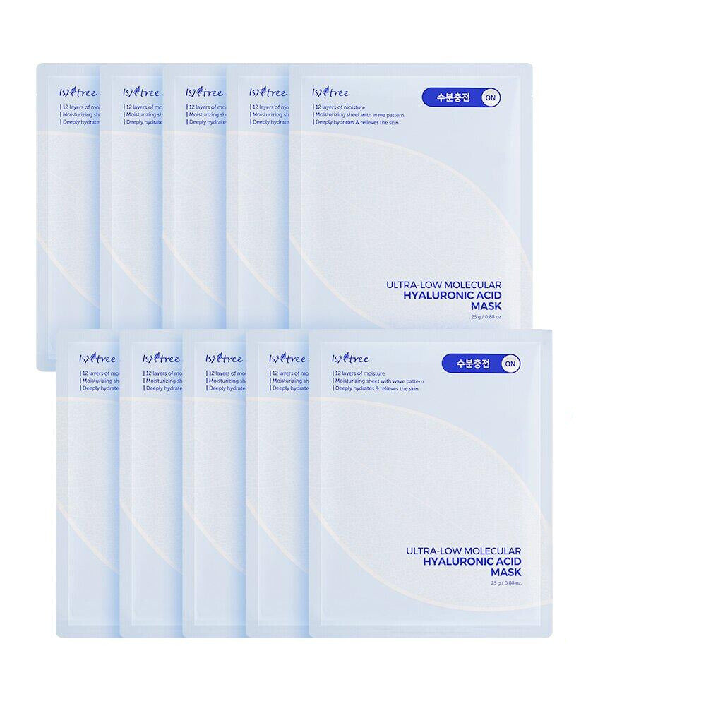 Isntree Ultra Low Molecular Hyaluronic Acid Mask Sheet 10P
