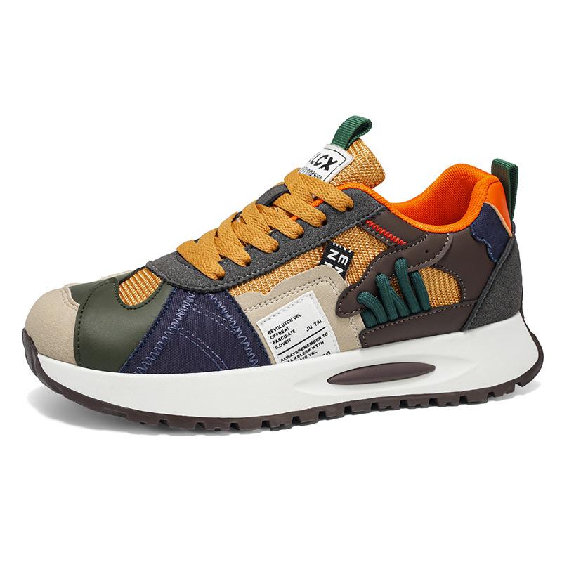 Forrest Gump Men'S Shoes Spring Heightened Platform Waffle Dad Casual Running Travel Youth Comfortable Sports Shoes