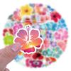 Hibiscus Flower Graffiti Stickers for Car, Suitcase, Water Cup & Computer (60 Sheets)