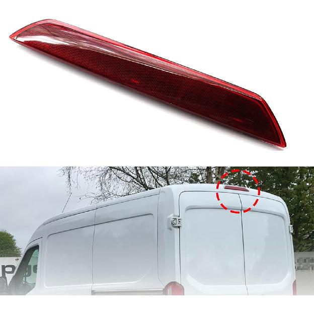 LED Third Brake Light Cargo Light High Mount Stop Light for Ford Transit 150 250 350 MK8 Custom 1899968 Rear Central High Level Brake Light Lamp