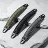 Ersatz-Paracord-Griff für taktische Taschen, strapazierfähiger gewebter Tragegurt mit Metallhaken, universell für Molle-Rucksack, Wasserflasche